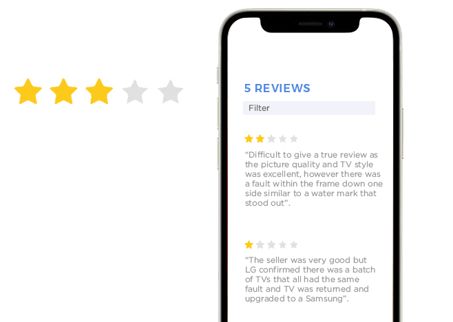 Listen to customer reviews